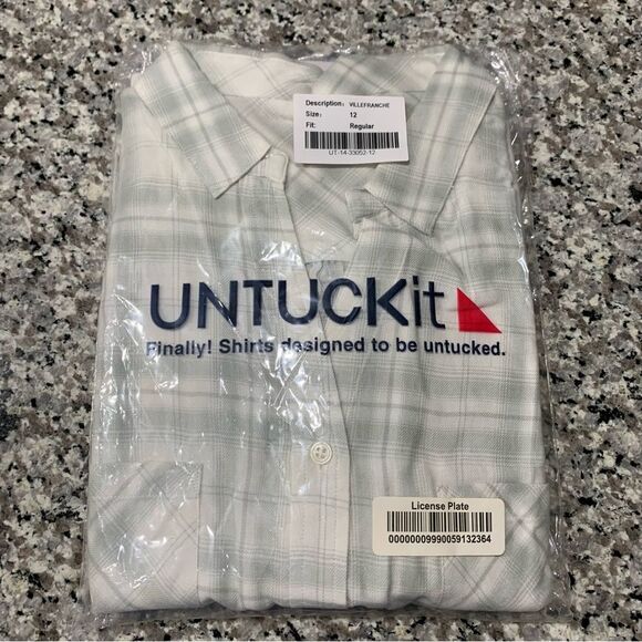 UNTUCKit Top 12 Plaid White Holiday Gift Stocking Stuffer Gifts for Her - Picture 9 of 9